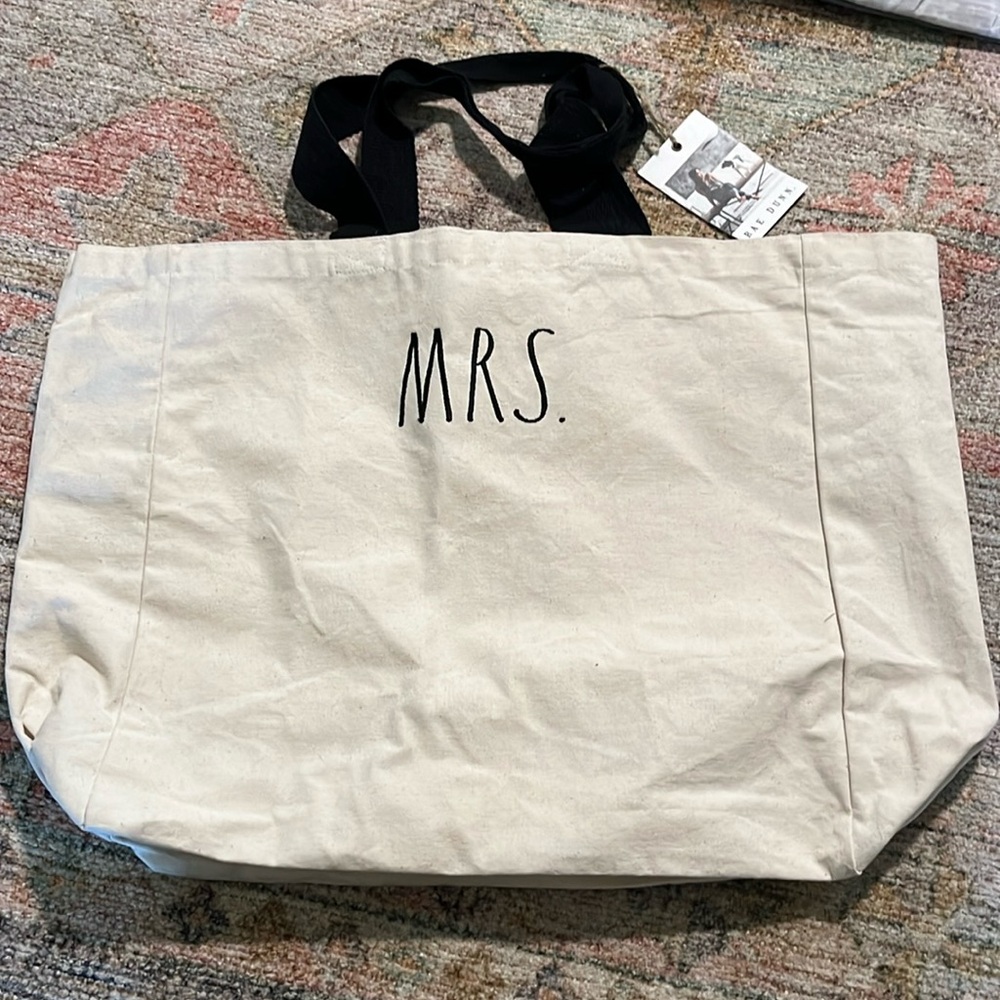 New Rae Dunn Large Tote Bag